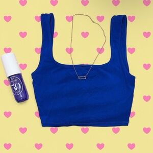 Shein Blue Tank Top